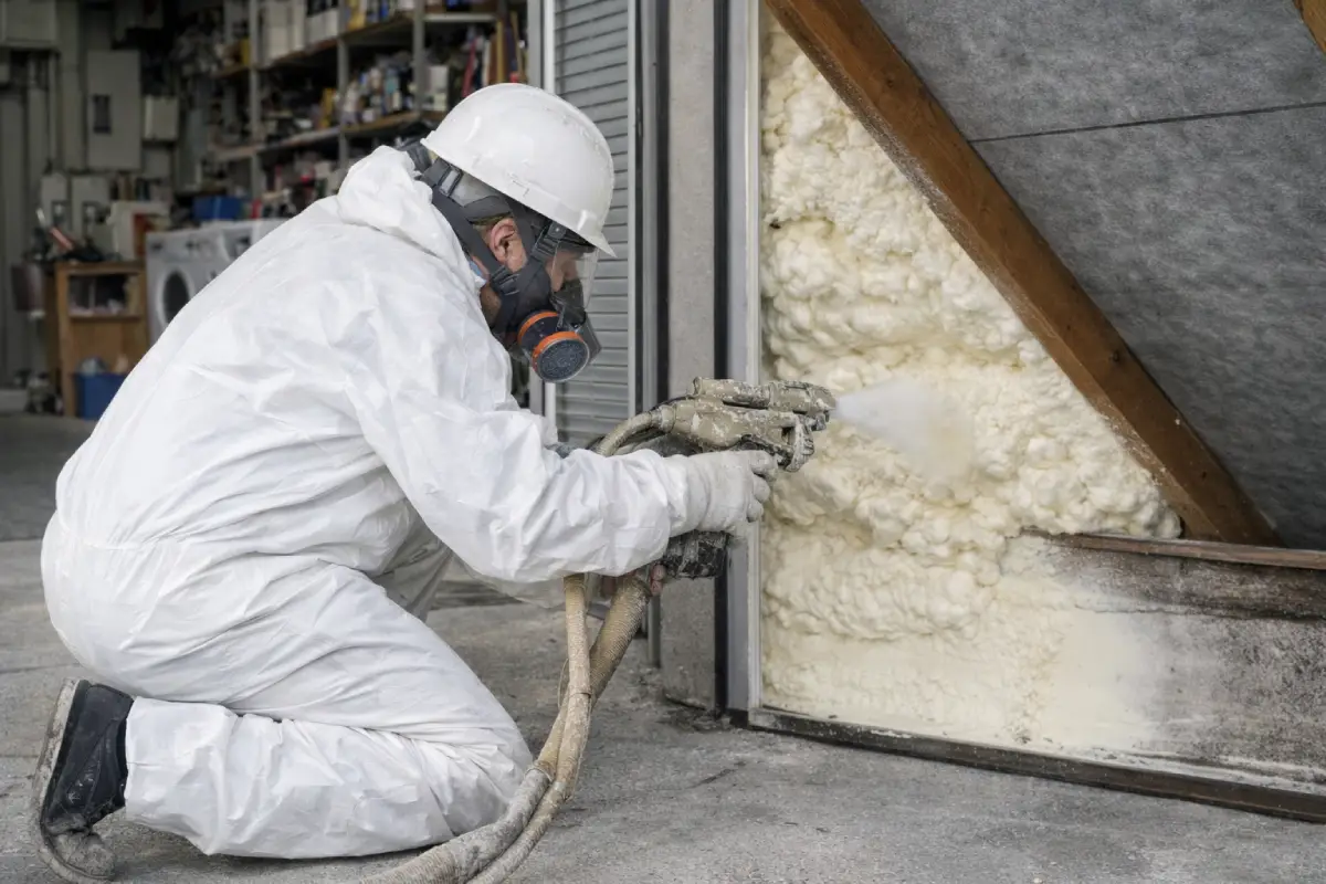 poliüretan köpük izolasyon nedir çatı ve duvar sprey poliüretan köpük ısı yalıtımı uygulaması