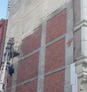 Sprey poliüretan köpük uygulaması ile dış cephe ısı yalıtımı çalışması